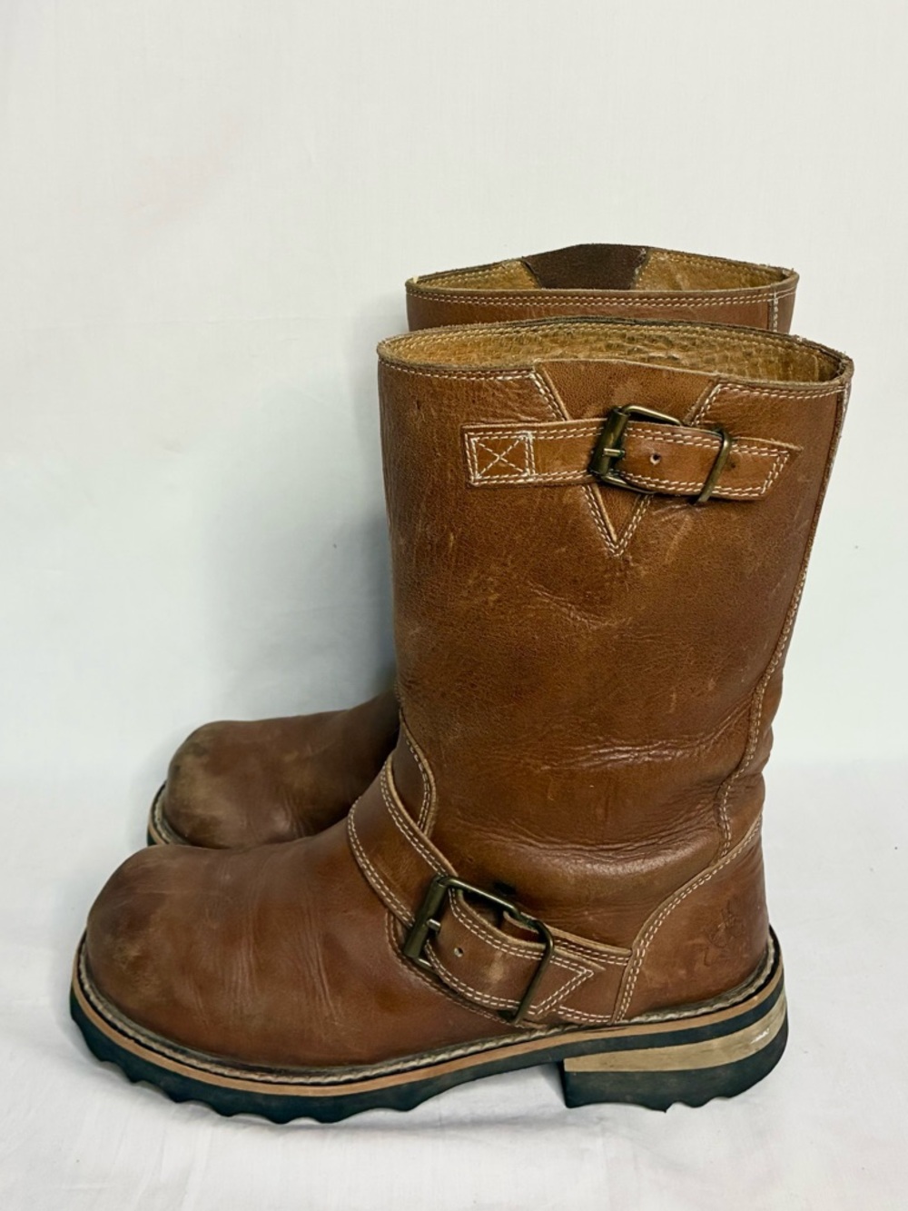 John Fluevog Baby Ruth Leather Engineering Boots